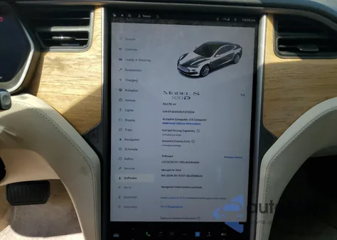 2015 Tesla Model S из США, поврежденный, VIN 5YJSA1E26JF273534